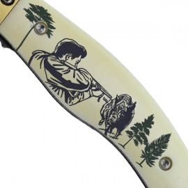 Fejesgörbe - Vadász és vaddisznó